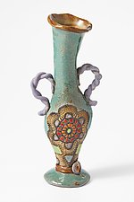 Vaes with Attitude: Mallory by Laurie Pollpeter Eskenazi (Ceramic Vase)