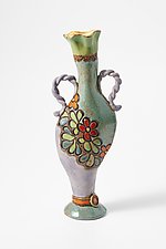 Vase with Attitude:  Nicole by Laurie Pollpeter Eskenazi (Ceramic Vase)