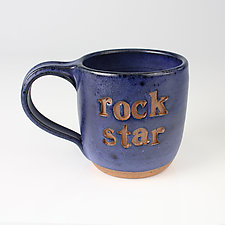Rock Star Mug by Lulu Ceramics (Ceramic Mug)