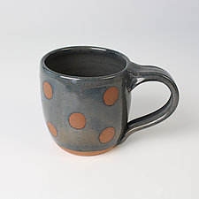 Stripe and Dot Mugs by Lulu Ceramics (Ceramic Mug)