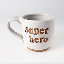 Super Hero Mug by Lulu Ceramics (Ceramic Mug)