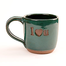 I Love You Mugs by Lulu Ceramics (Ceramic Mug)