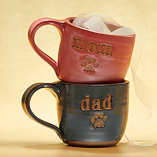 Pet Parent Mugs by Louise Bilodeau (Ceramic Mug)