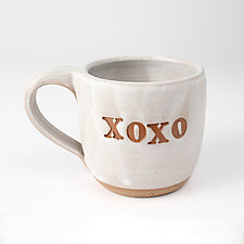 XOXO Mug by Louise Bilodeau (Ceramic Mug)