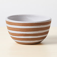 Small Stripe and Dot Bowls by Lulu Ceramics (Ceramic Bowl)
