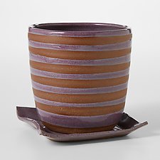 Stripe and Dot Planters by Lulu Ceramics (Ceramic Planter)