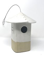 Cozy Bird House by Cheryl Wolff (Ceramic Bird Feeder)