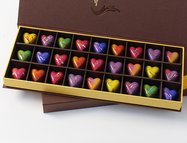 Heart Chocolates: 27-Piece Box