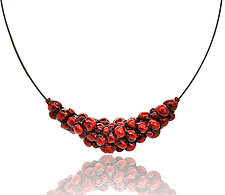 Pomegranate Pendant by Shana Kroiz (Silver & Copper Necklace)