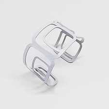 Square Cuff Bracelet by Melissa Stiles (Steel Bracelet)