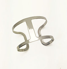 Flip Cuff Bracelet by Melissa Stiles (Steel Bracelet)