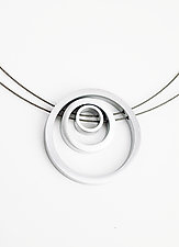 Three Circle Necklace by Melissa Stiles (Aluminum Necklace)