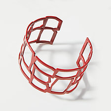 Thin Rectangle Cuff by Melissa Stiles (Steel Bracelet)