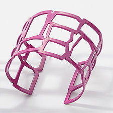 Thin Rectangle Cuff by Melissa Stiles (Steel Bracelet)