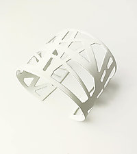 Highway Cuff Bracelet by Melissa Stiles (Steel Bracelet)
