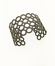 Multi Circle Cuff Bracelet by Melissa Stiles (Steel Bracelet)
