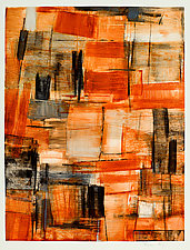 Orange Composition by Lela Kay (Oil Painting)