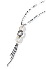 Organic Ovals Necklace by Ann Chikahisa (Silver Necklace)
