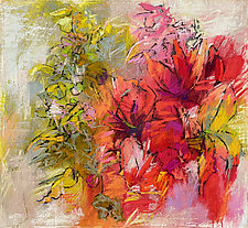 Spring Garden 3 by Debora Stewart (Pastel Painting)