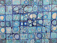 Midnight Doodle by Lynne Taetzsch (Acrylic Painting)