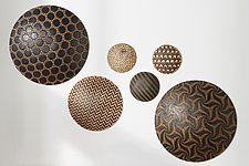 Orbital Forms Variation by Kelly Jean Ohl (Ceramic Wall Sculpture)