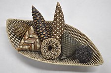 Bowl and Rattles III by Kelly Jean Ohl (Ceramic Sculpture)