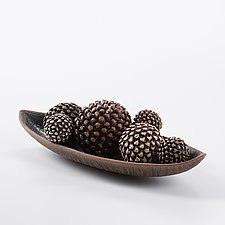Bowl with Pinecone Rattles by Kelly Jean Ohl (Ceramic Sculpture)
