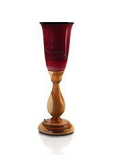 Louis Lamp by The Glass Forge (Art Glass Table Lamp)