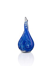 Blue Flame by The Glass Forge (Art Glass Sculpture)