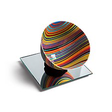 Strata Vessel 2 by Helen Rudy (Art Glass Sculpture)