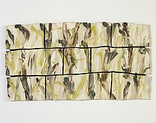 Bamboo Forest by Kristi Sloniger (Ceramic Wall Sculpture)
