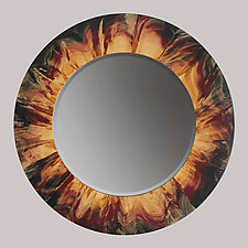 Eclipse Mirror by Grant-Noren (Painted Wood Mirror)