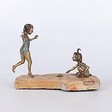 Turtle Girls by Sandy Graves (Bronze Sculpture)