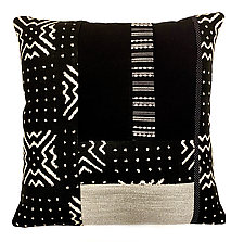 Just Black. Just White Pillow by Aryana Londir (Cotton Pillow)