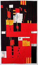 Red Flags: Decisions by Aryana Londir (Fiber Wall Hanging)