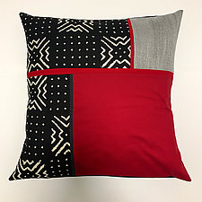 Red Stripe 2 by Aryana Londir (Cotton Pillow)