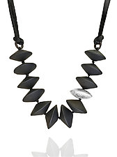 Abacus Onyx Necklace by Claudia Endler (Stone Necklace)