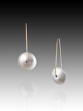 Abacus Drop Earrings by Claudia Endler (Gold & Silver Earrings)