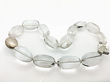 White Quartz Bead Necklace by Claudia Endler (Silver & Stone Necklace)
