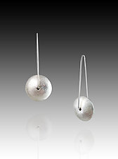 Abacus Drop Earrings by Claudia Endler (Gold & Silver Earrings)