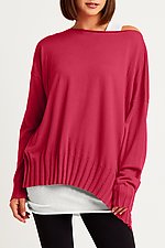 Boat Neck Rib Sweater by Planet (Knit Sweater)