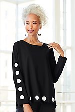 Polka Dot Boxy Tee by Planet (Knit Top)