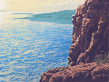 Shining Coast by William Hays (Linocut Print)