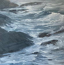 Seafoam by Mary Jo Van Dell (Oil Painting)