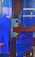 Coalescent Constructions 1 by Christian Culver (Oil Painting)