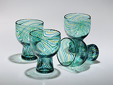 Djembe Glass by Ralph Mossman and Mary Mullaney (Art Glass Drinkware)