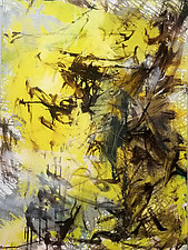 Yellow Zoom by Robin Feld (Oil Painting)