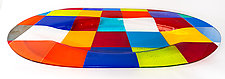 Perspective Platter by Renato Foti (Art Glass Platter)