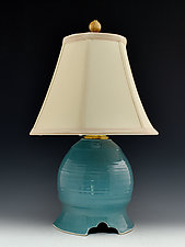 Handmade Ceramic Lamp 8 by Ron Mello (Ceramic Table Lamp)