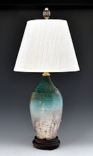 Handmade Lamp 42 by Ron Mello (Ceramic Table Lamp)